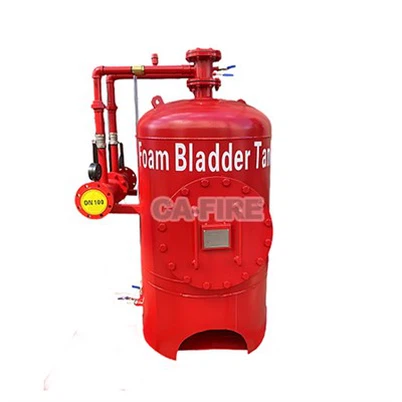 अग्निशमन के लिए लंबवत फोम ब्लैडर टैंक